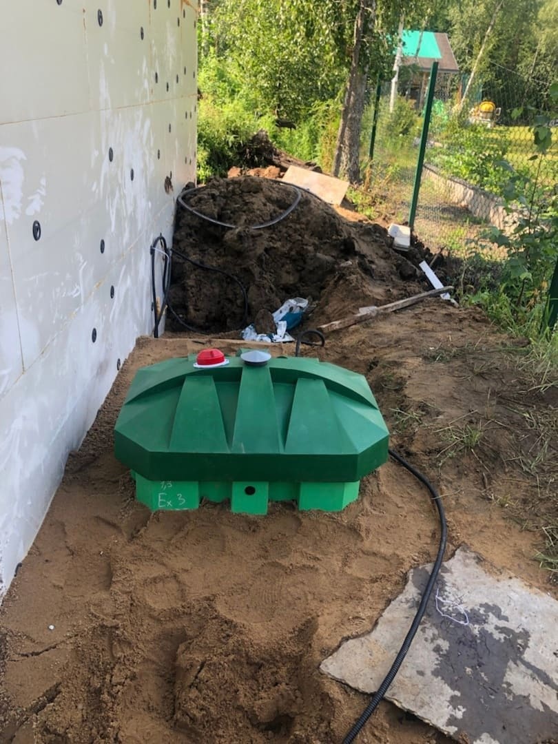 Септик Mezler aero 5 un, компрессорная горизонтальная